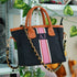 Luna Black Personalised Handbag - Uncommongifts.in